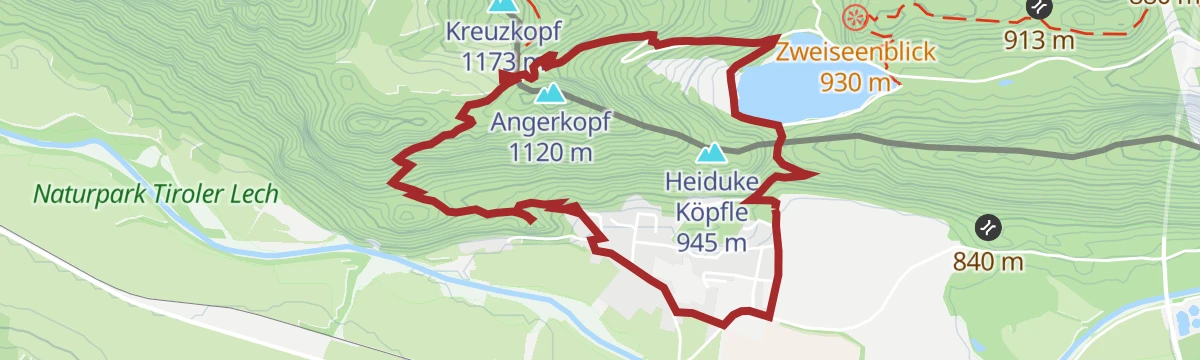Route map: Rundwanderung zur Salober Alm